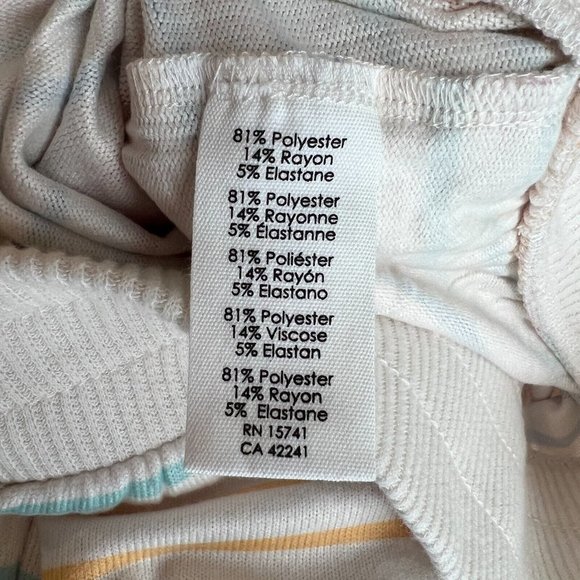 PJ Salvage Burnout Rainbow Stripe Lounge Jogger Pajama Pants sz S RCBUP NWT - Picture 9 of 9